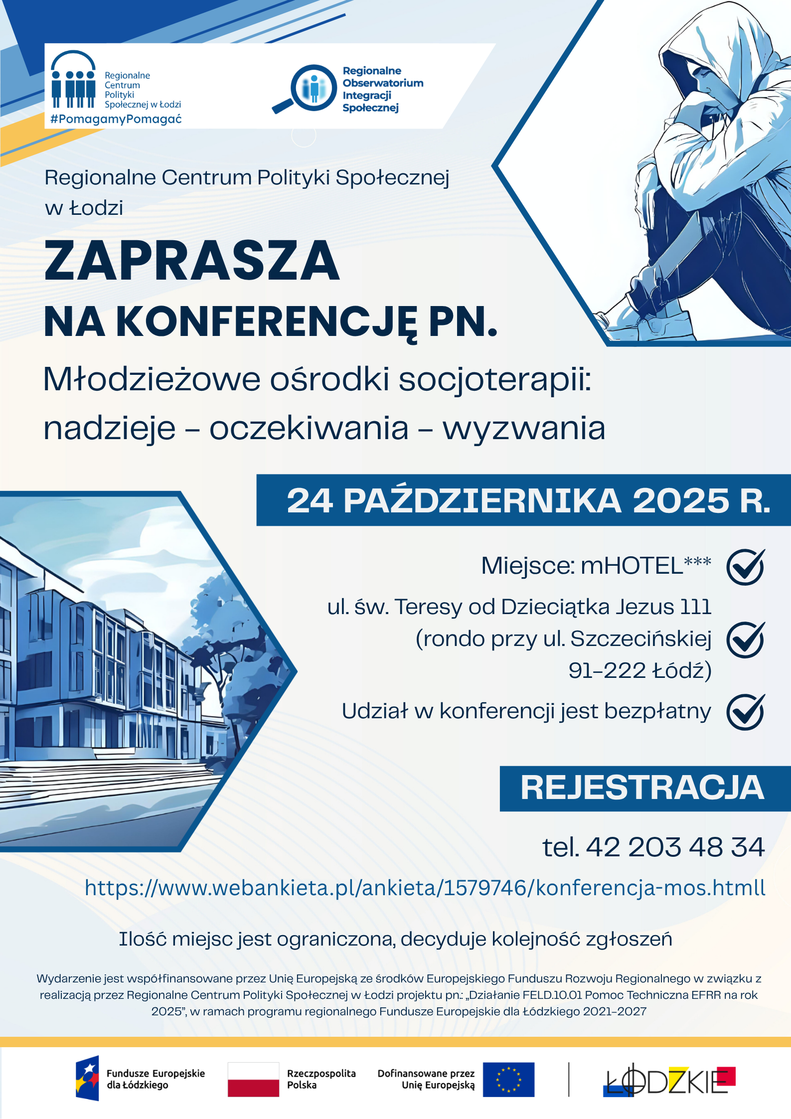 Plakat konferencji Młodzieżowe ośrodki socjoterapii Plakat konferencji Młodzieżowe ośrodki socjoterapii