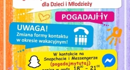 Wakacyjne godziny działania Regionalnego Interwencyjnego Telefonu Zaufania dla Dzieci i Młodzieży 