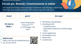 Forum „Rozwój i inwestowanie w siebie”