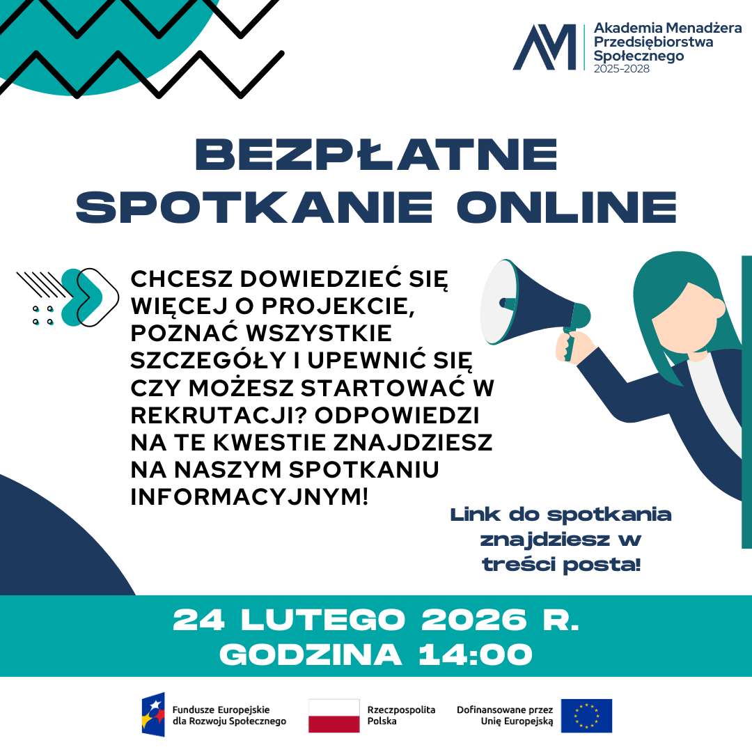 Akademia Menadżera Przedsiębiorstwa Społecznego 2025–2028